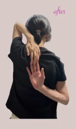 山本さんのアフター姿勢